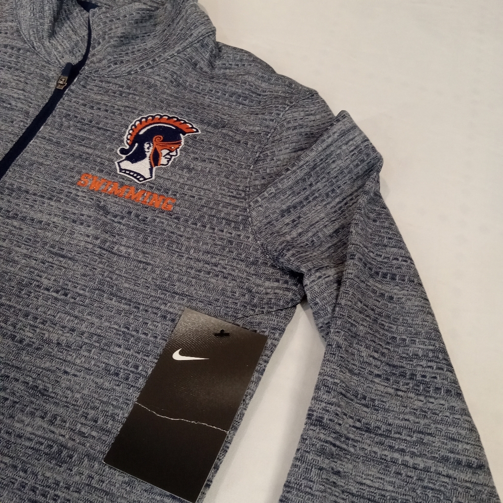 Nike Women's Gray Quarter-Zip Top Size Medium NWT - Picture 3 of 16